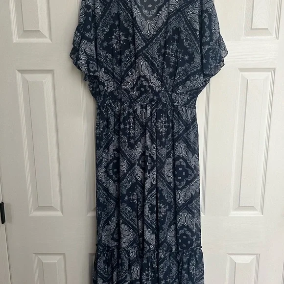 Lane Bryant Bandana Chiffon Maxi Dress - Picture 7 of 7